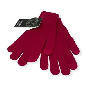 Fownes + Protx2 Antimicrobial Hot Pink Gloves NWT One Size